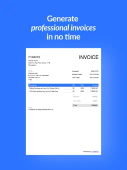 Simple Invoice Bill Maker screenshot 7