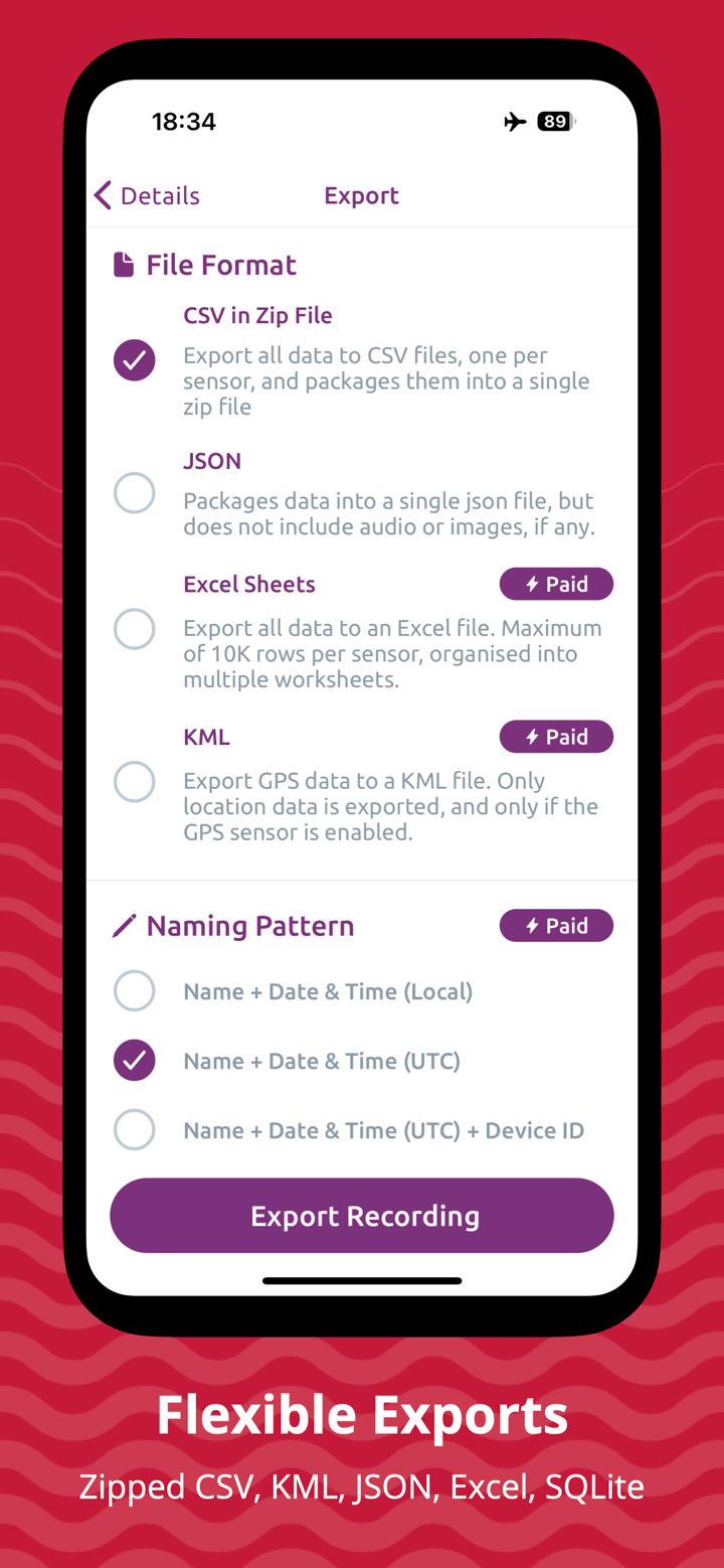 Sensor Logger screenshot 6