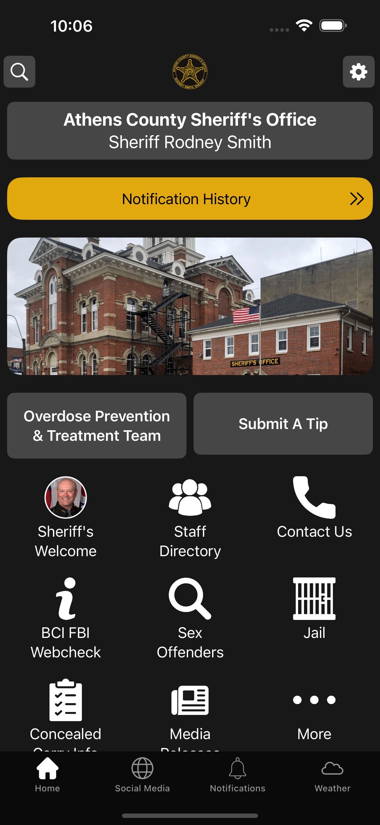 Athens County Sheriff OH