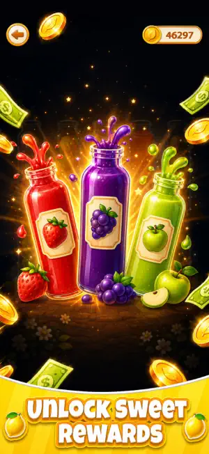 Juice Sort Garden-Color Merge screenshot 3