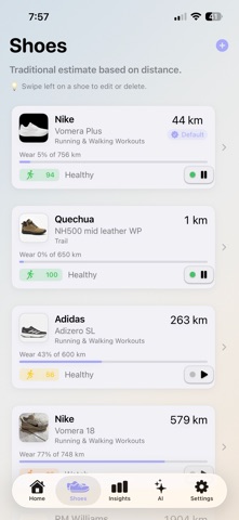 ShoeTrack screenshot