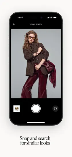 Captura de pantalla de H&M en iPhone 4