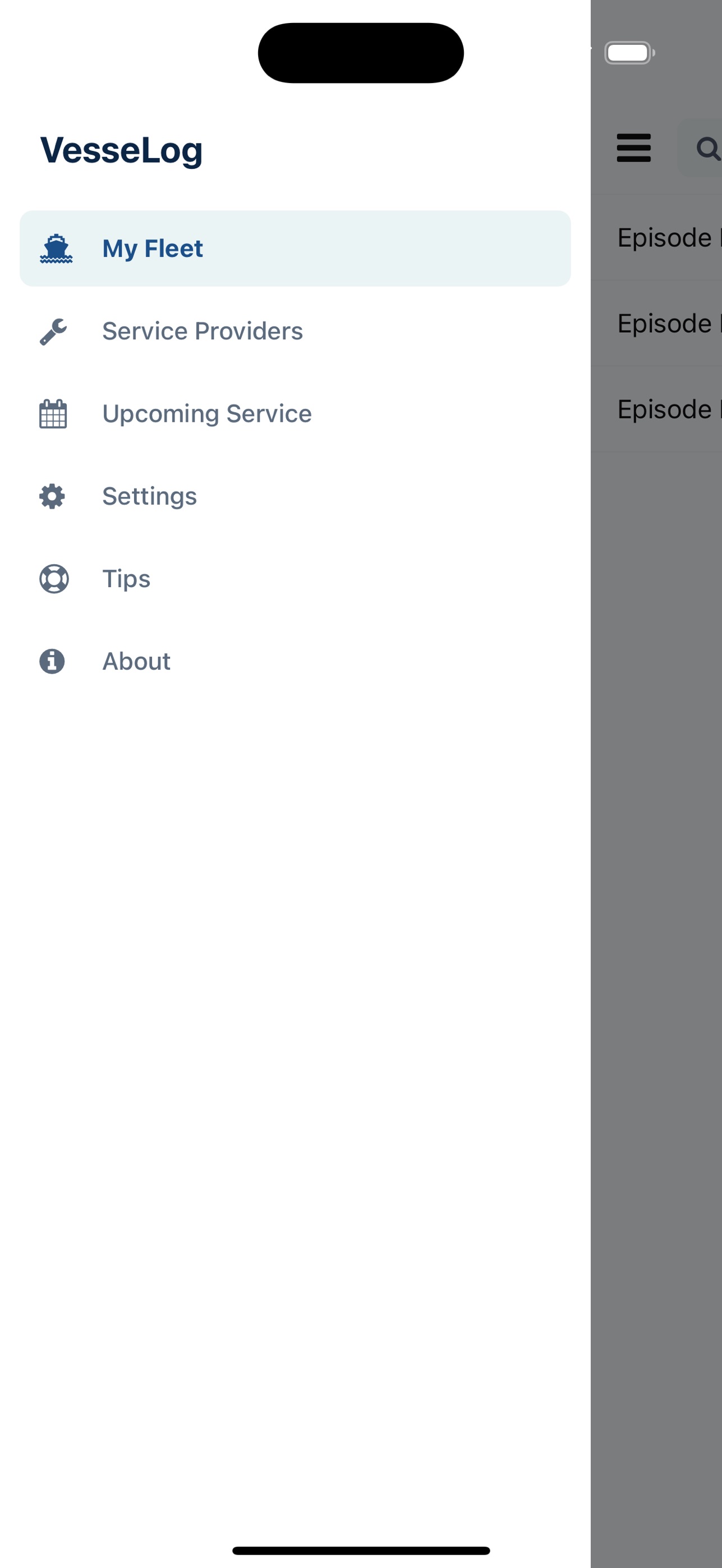 Screenshot 1 of VesseLog