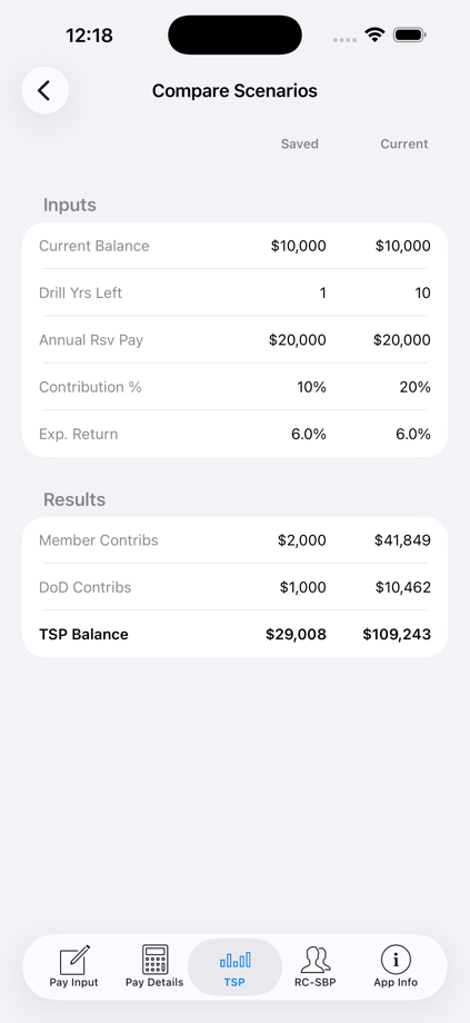 Military Reserve Retirement 的 App Store 截图 6