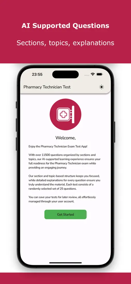 Pharmacy Technician Exam Test Screenshot 2