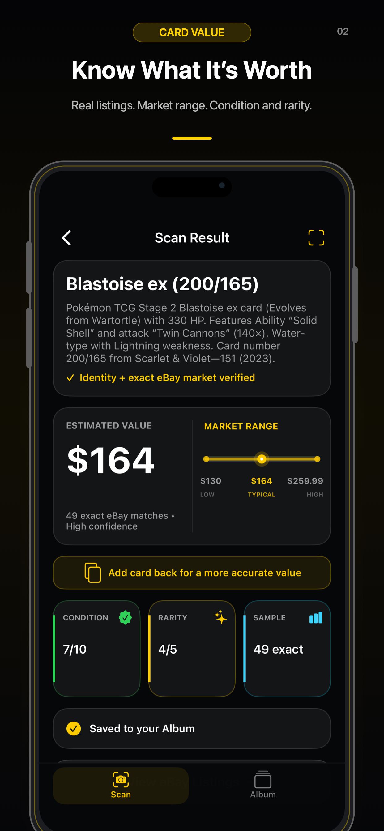 CardValue screenshot 2
