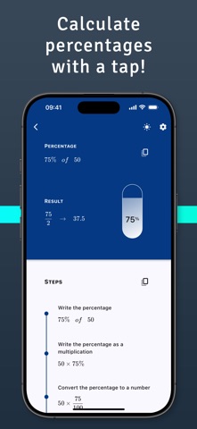 Percentage Calculator & Steps Screenshot 1 of 5