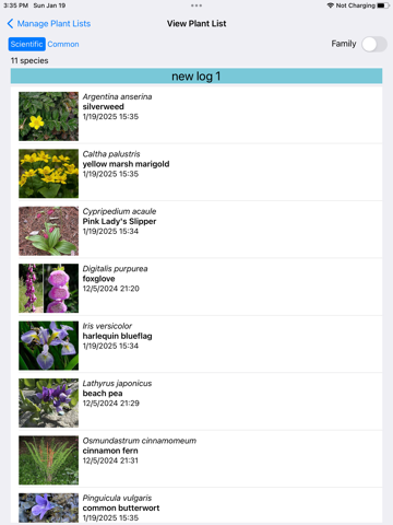 Newfoundland Wildflowers iPad screenshot