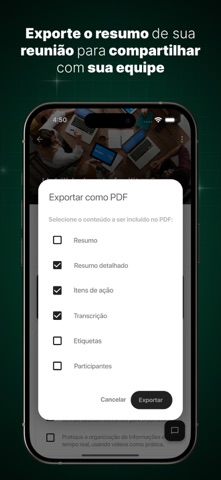 Anotar: Gravador para Reuniões iPhone screenshot 5