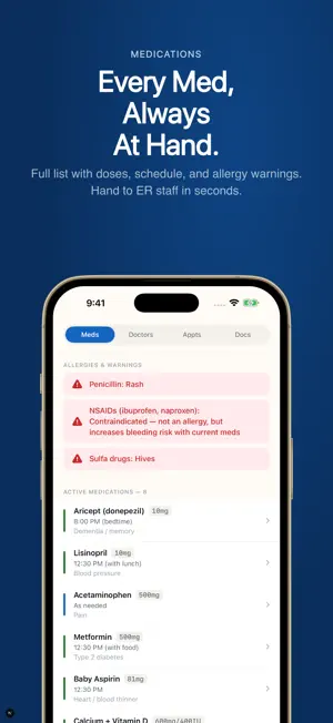 Caregiver Log & Team - Tend screenshot 3