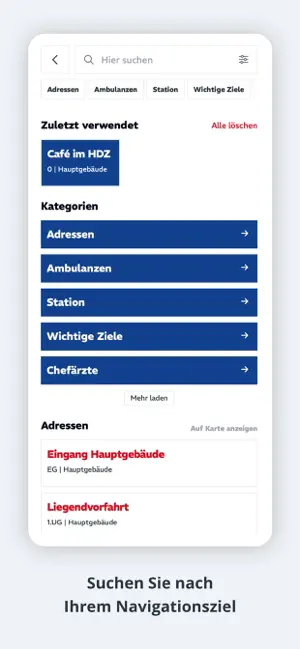 HDZ NRW Navi screenshot 2