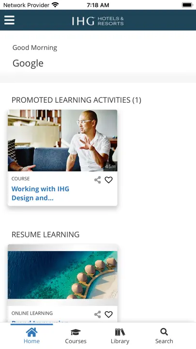 IHG University iPhone Screenshot 3