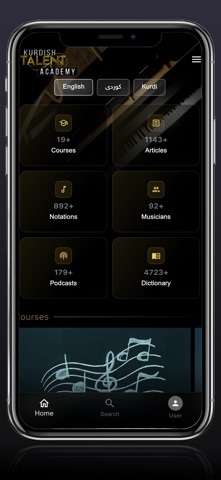 Kurdish Talent Academy iPhone screenshot
