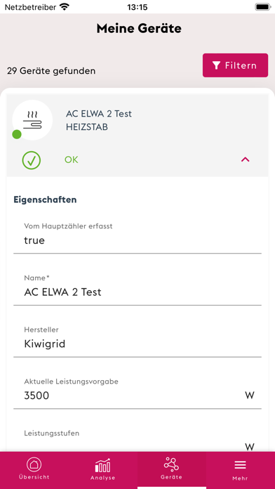 enercity Energiemanager Screenshot
