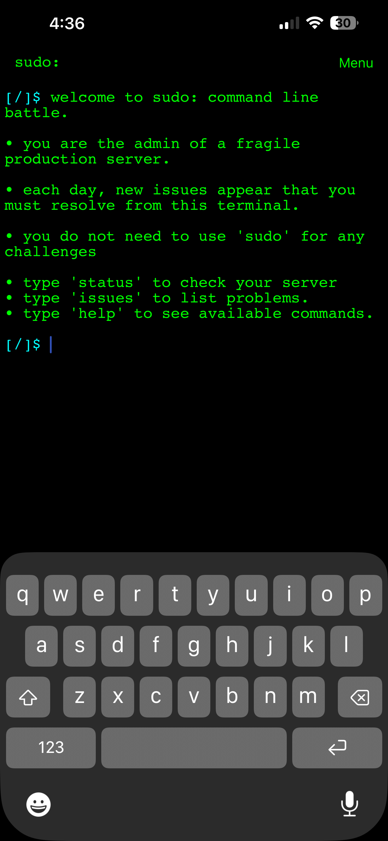 sudo - command line battle