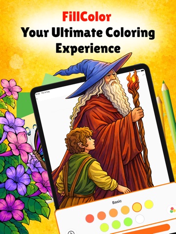 FillColor: Bliss Coloring Book iPad screenshot