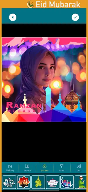 Eid Mubarak Cam : Islamic Fest screenshot 2