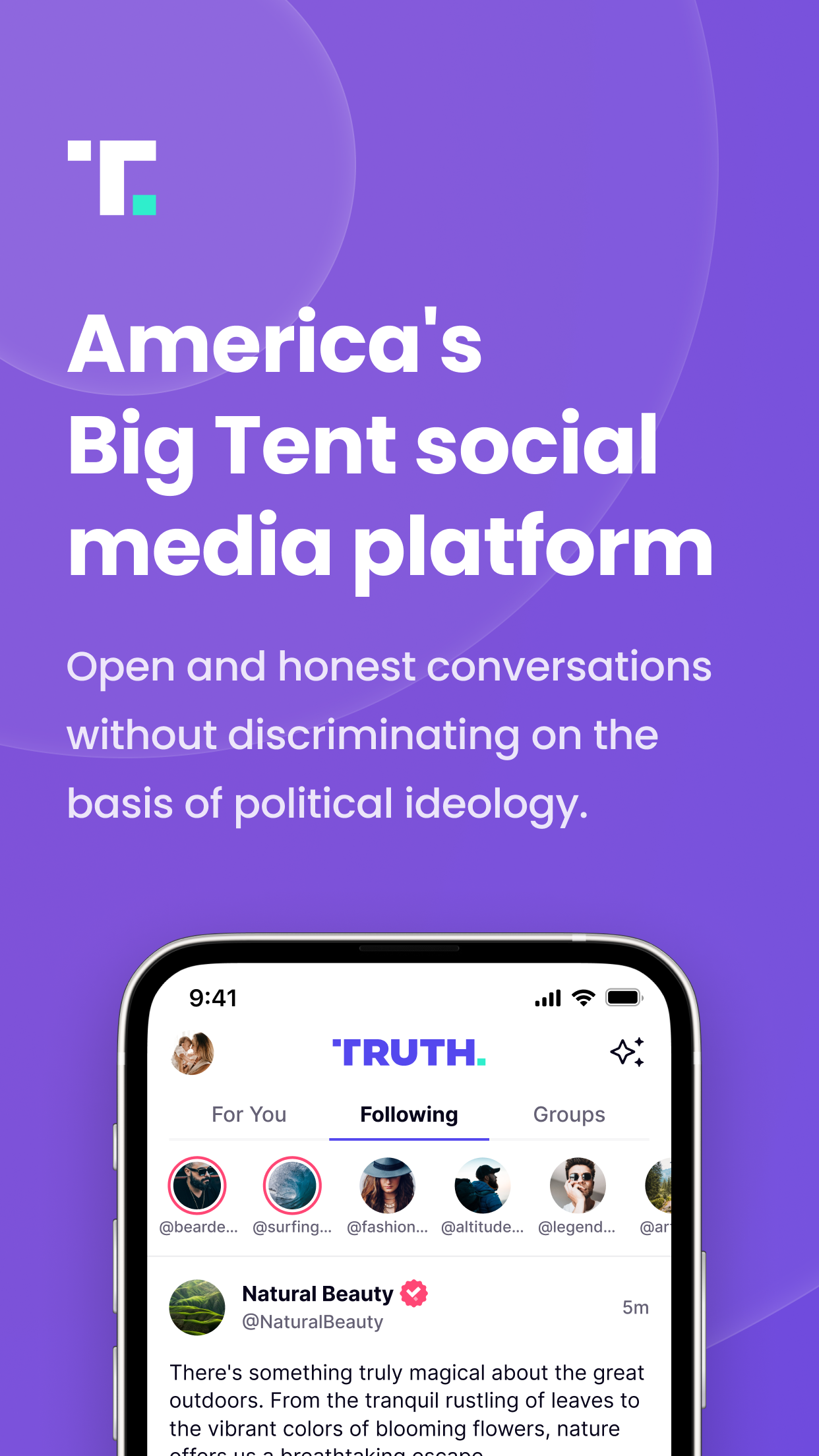 Truth Social screenshot 1