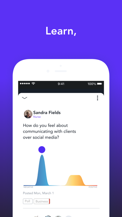 Comma Community iPhone screenshot 2 - Medical app
