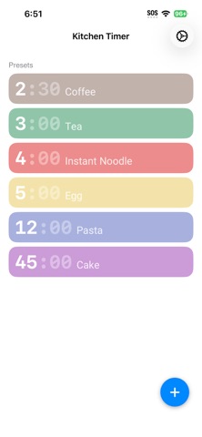 Kitchen Timer for busy cook screenshot