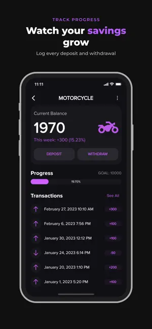 Moneybox: Savings Goal Tracker screenshot 2