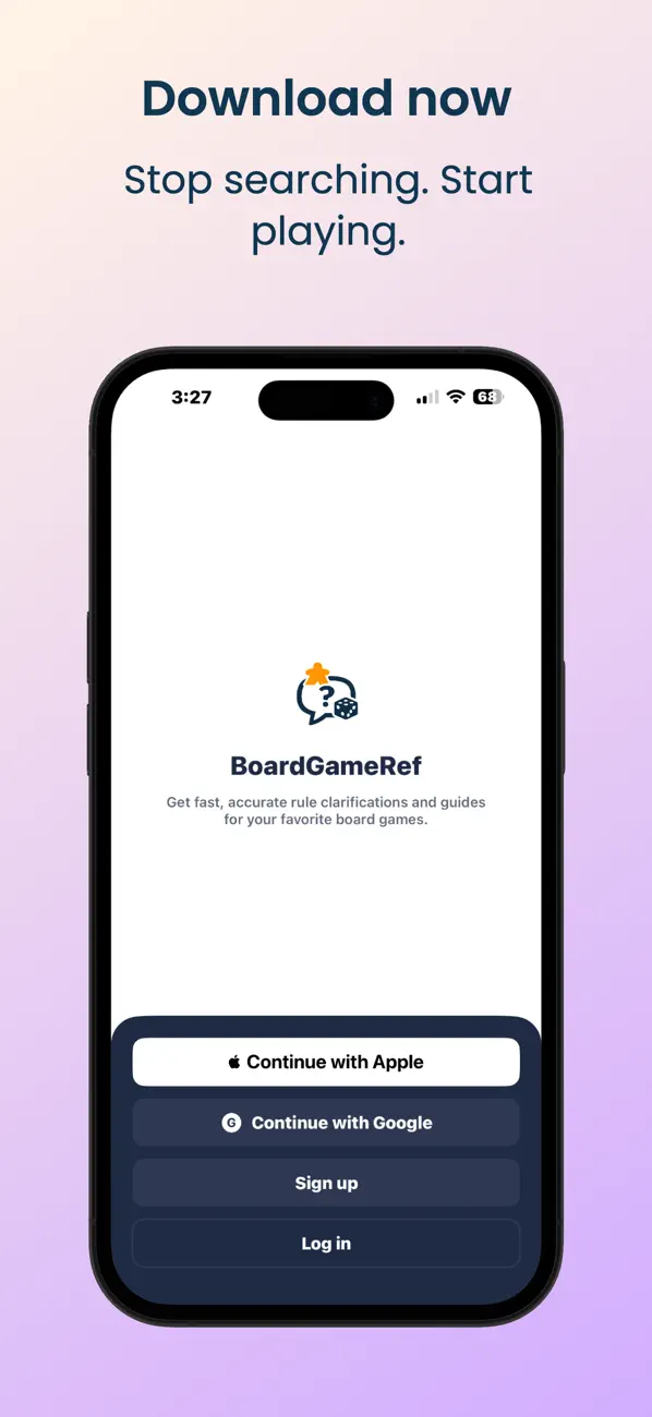 #3. BoardGameRef (iOS) Tekijänä: Haocheng Bai