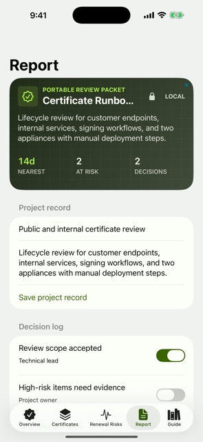 Certmarrow: Cert Tracker screenshot 7