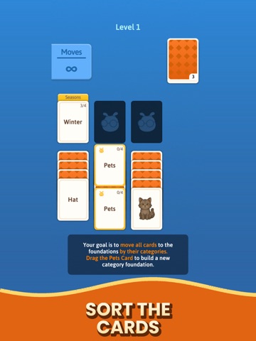 Lexy Word Solitaire: Card Game iPad screenshot