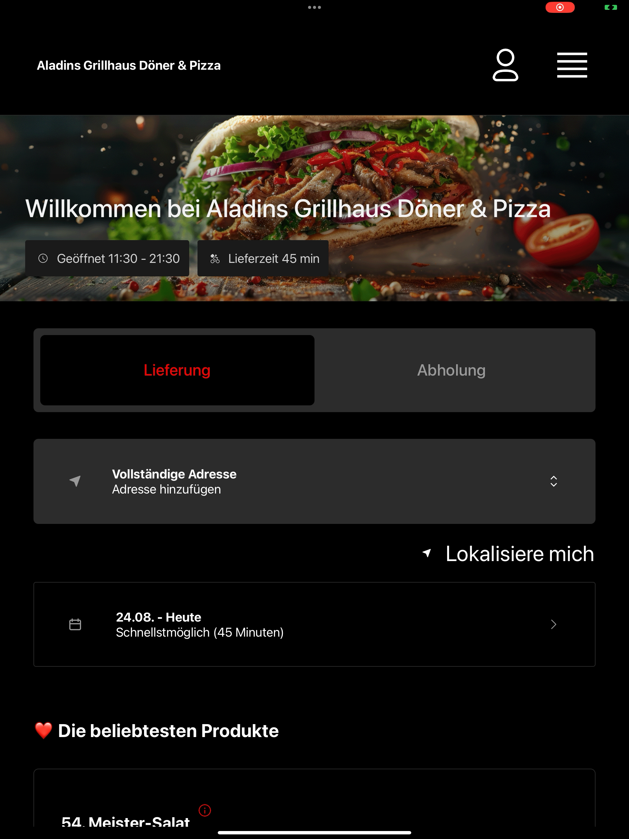 Aladins Grillhaus Döner & Pizz screenshot 14