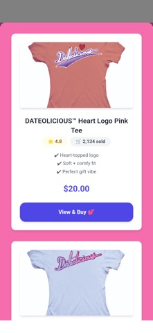 Dateolicious约会应用 screenshot