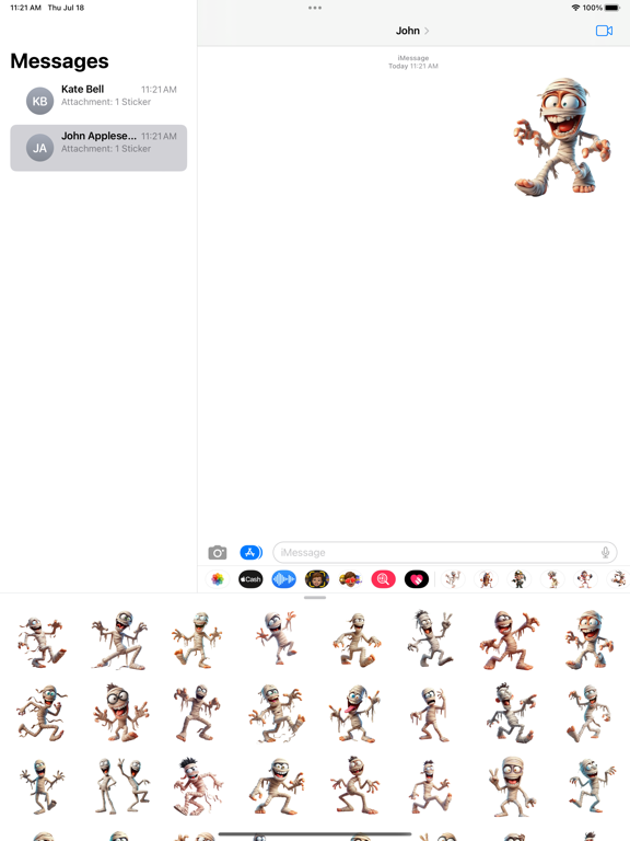 Screenshot #4 pour Goofy Mummy Stickers