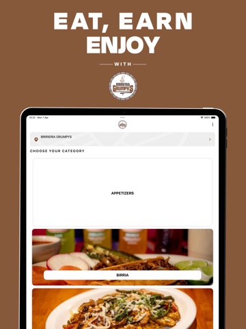 Birrieria Grumpys iPad screenshot