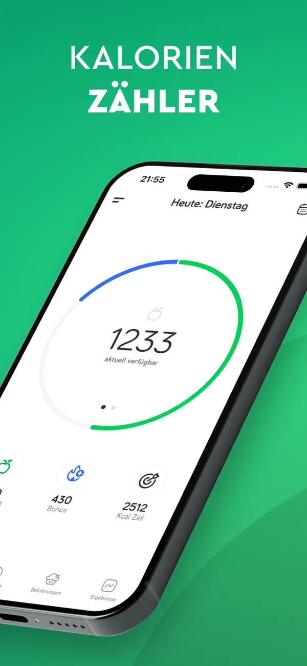 Kalorien Zähler Abnehmen Arise iPhone App Screenshot 2 – Gesundheit & Fitness