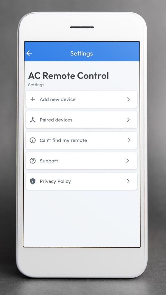 #4. Air-Conditioner remote control (iOS) 来自: mustapha faja