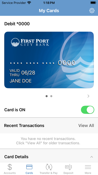 First Port City Bank Mobile Screenshot