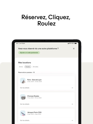 Virtuo - Location de voiture iPad screenshot 5