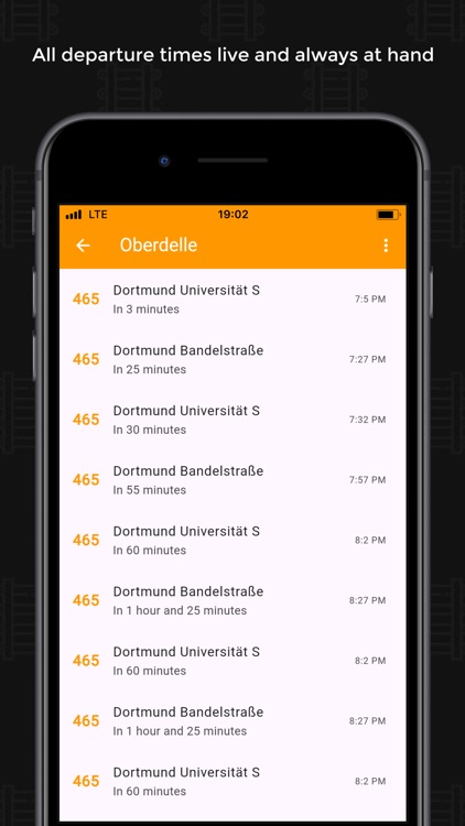 DSW21 Live Timetable