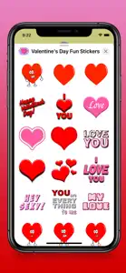 Valentine's Day Fun Stickers screenshot #3 for iPhone