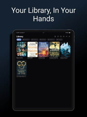 Cinder Reader ipad screenshot 4