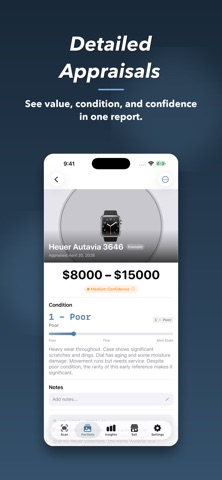 Watch Valuator iPhone screenshot