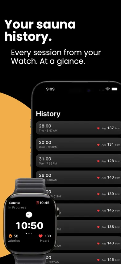 SaunaPulse screenshot 2