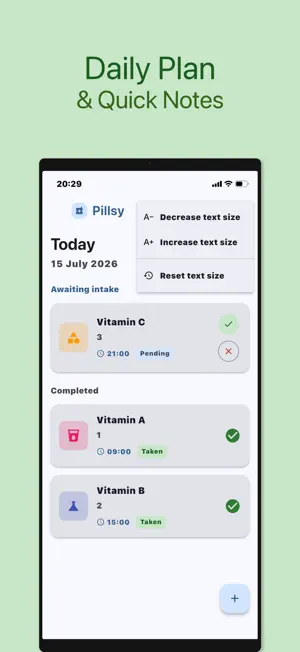 Pillsy: Vitamin Reminder screenshot 1