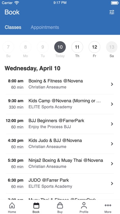 Elite Coach Singapore Screenshot