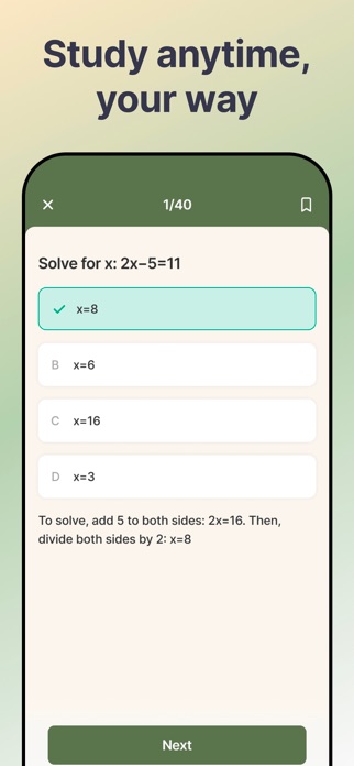 ALEKS Math Test Prep 2026 Screenshot 2 of 5