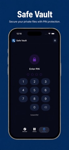 Private Web Browser - GoBrowse iPhone screenshot