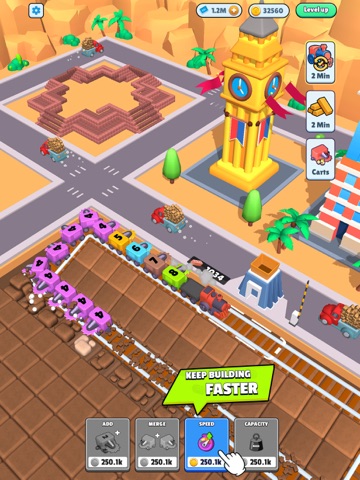 Train Digger - Idle Game iPad screenshot