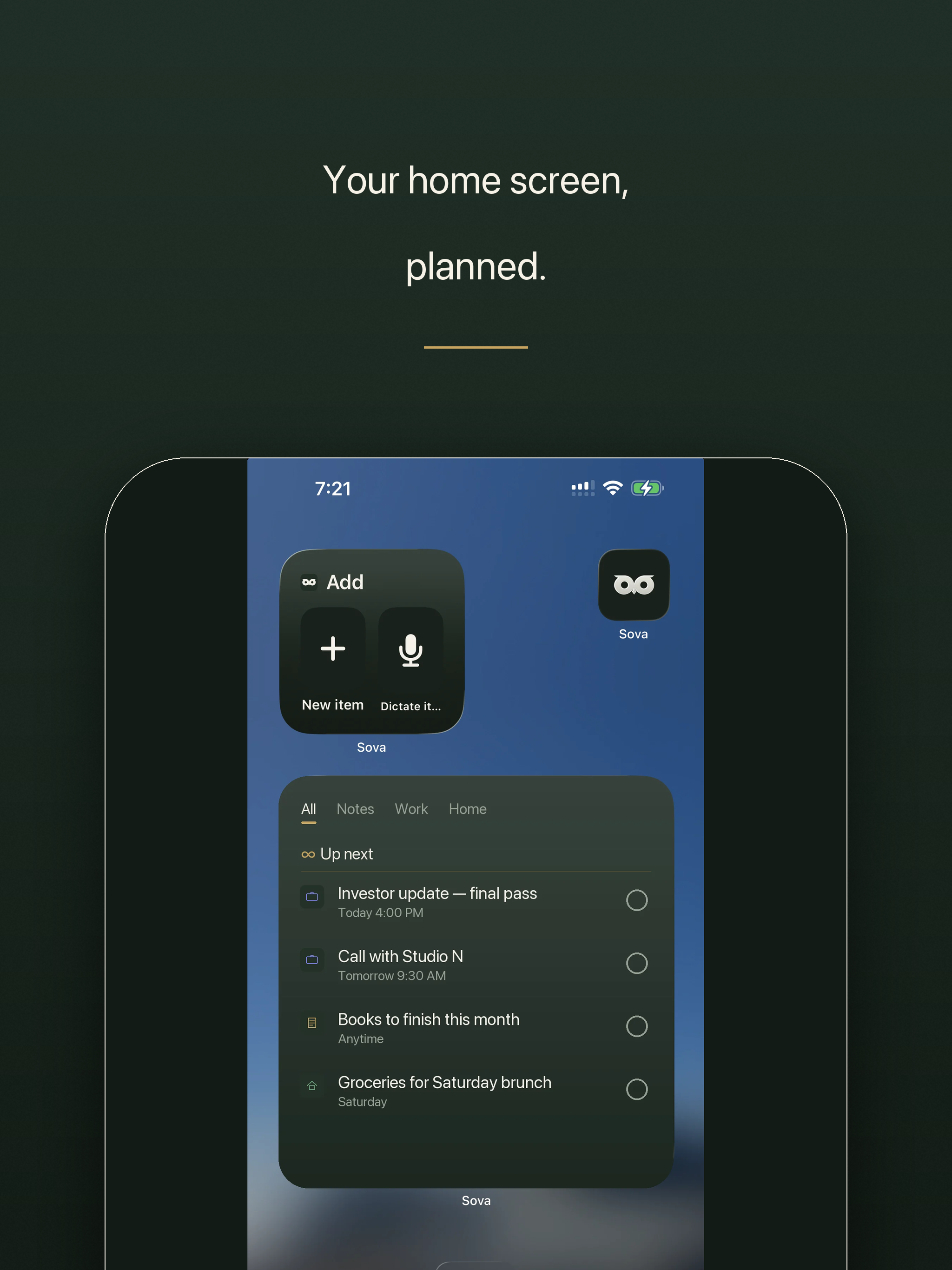 Sova: Planner & Shared Lists screenshot 8