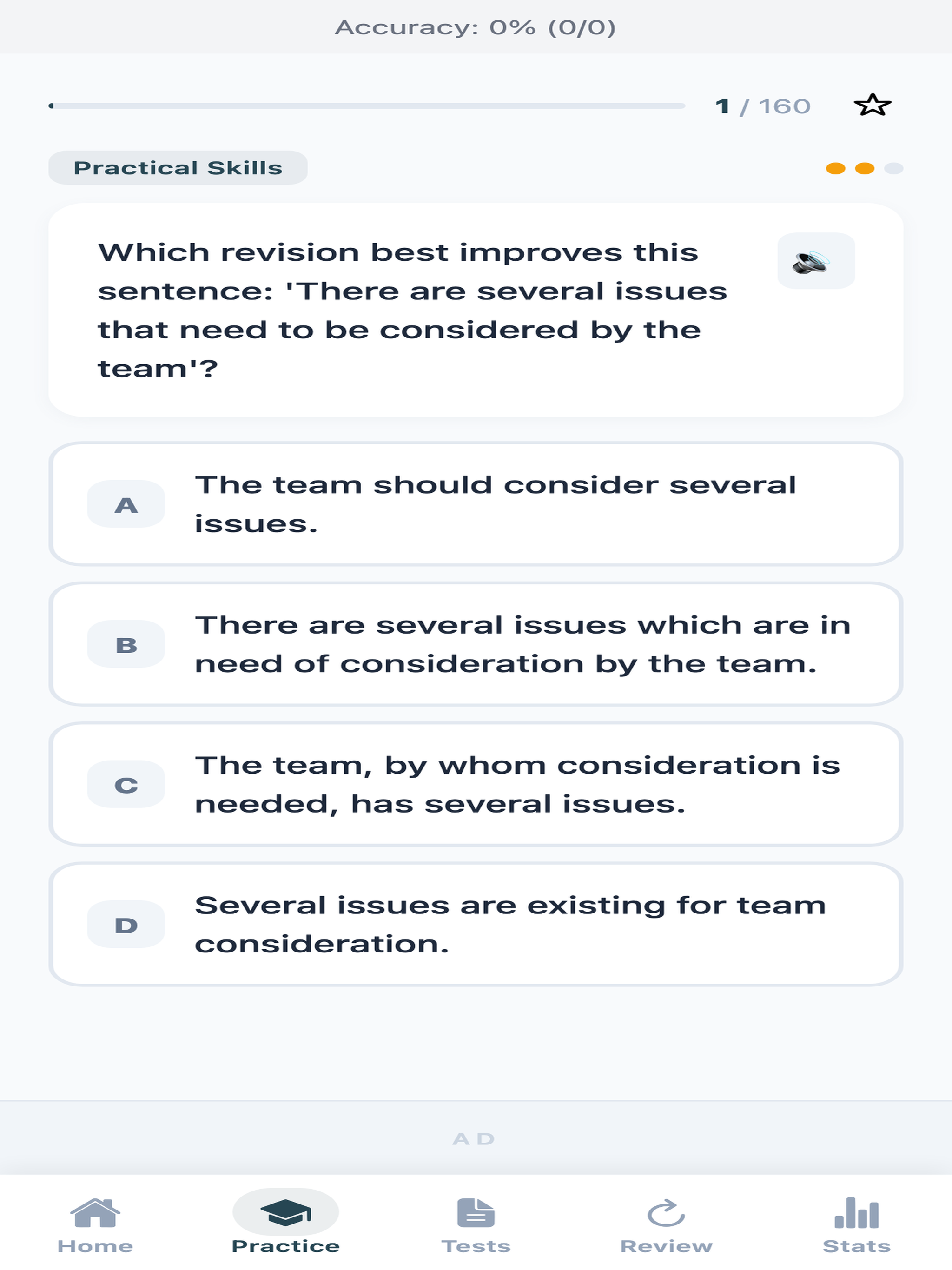 Business Writing Terms Quiz