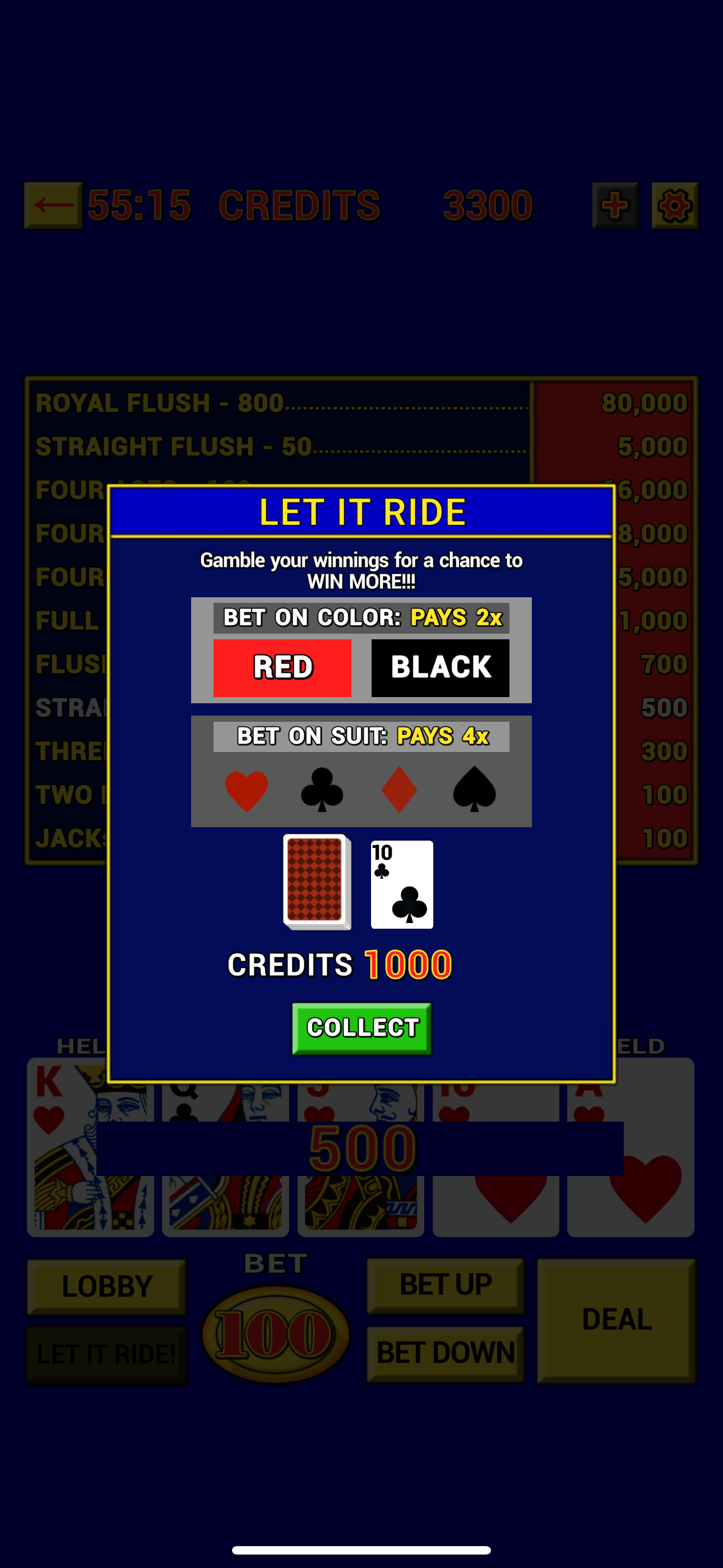 Video Poker Casino Classic screenshot 8