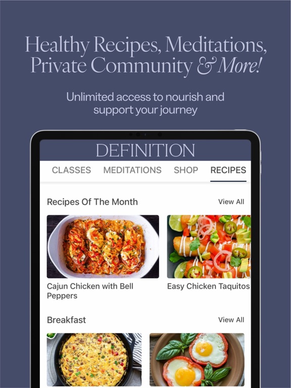 Barre Definition iPad screenshot 6 - Health & Fitness app